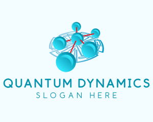 Physics - Molecular Science Atom logo design