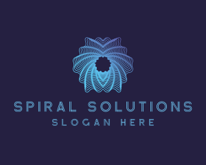 Gradient Waves Business logo design