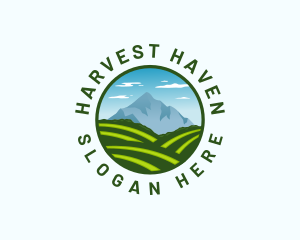 Mountain Agriculture Farming logo design