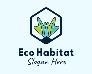 Biodiversity - Heart Coral Seaweed logo design