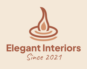 Scented Candle Brand  logo design