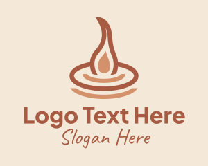 Scented Candle Brand  Logo