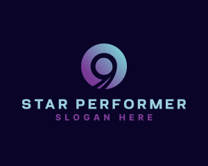 Entertainer - Entertainment Multimedia Letter O logo design