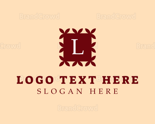 Decorative Fashion Designer Logo