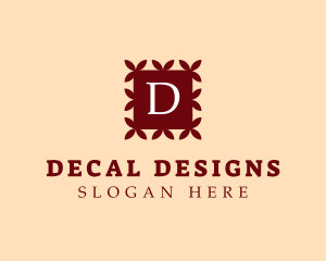 Decorative Fashion Designer logo design