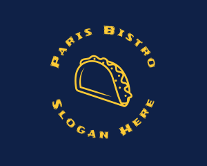 Mexican Taco Snack logo design