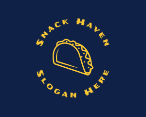 Mexican Taco Snack logo design