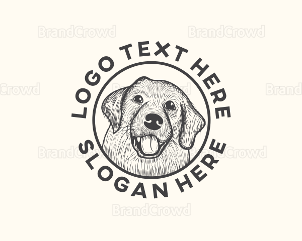 Labrador Dog Pet Logo