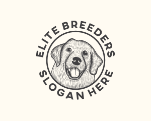 Labrador Dog Pet logo design