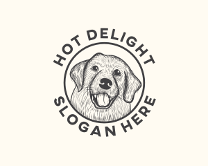 Labrador Dog Pet logo design