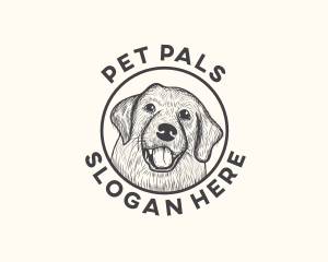 Labrador Dog Pet logo design