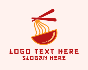 Wanton Noodle Soup Bowl Logo