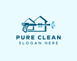 Clean House Wash logo design