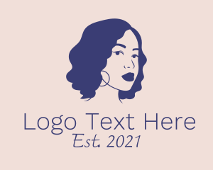 Dermatologist - Beauty Woman Hairstylist logo design