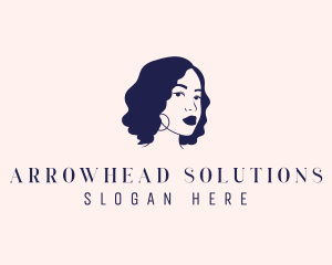 Beauty Woman Hairstylist logo design