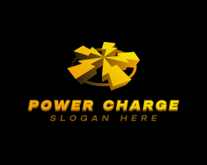 Lightning Power Charge logo design