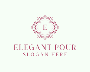 Floral Garden Spa logo design