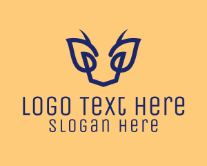 Horns - Wild Deer Animal logo design