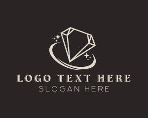 Craftsmanship - Diamond Gemstone Jewelry logo design