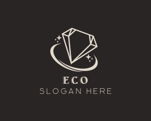 Diamond Gemstone Jewelry Logo