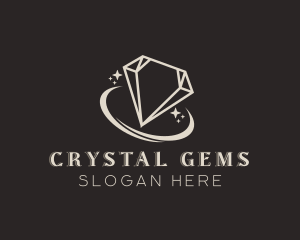 Diamond Gemstone Jewelry logo design