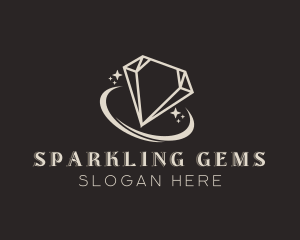 Diamond Gemstone Jewelry logo design