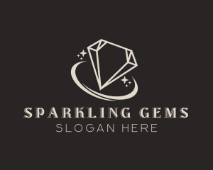 Gemstone - Diamond Gemstone Jewelry logo design