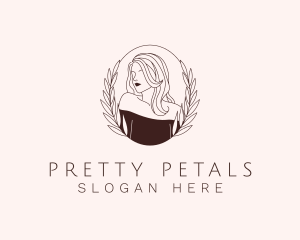 Pretty - Pretty Woman Model logo design