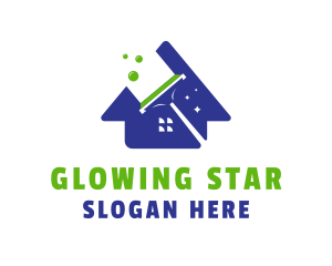 Shining - Home Cleaning Wiper logo design