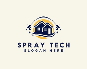 Sprayer - Pressure Washer House Sprayer logo design