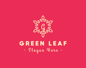 Ornamental Leaves Beauty logo design