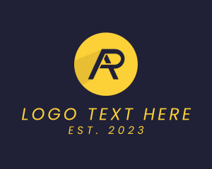 Letter Ar - Modern Logistics Racing logo design