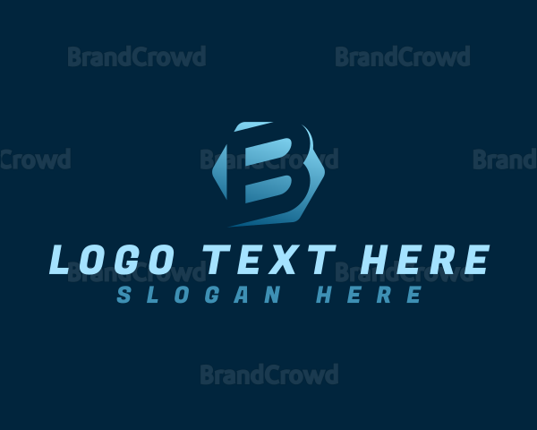 Creative Hexagon Letter B Logo