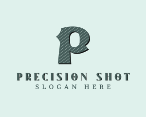 Stylish Brand Letter P logo design