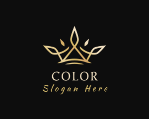 Golden - Gold Premium Crown logo design