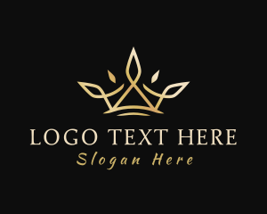 Royalty - Gold Premium Crown logo design