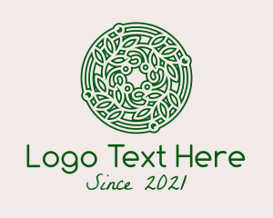 Celtic Garden Ornament logo design