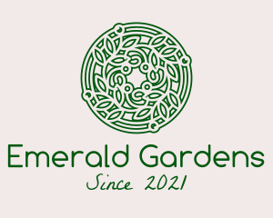 Celtic Garden Ornament logo design