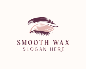 Eyelashes Cosmetic Makeup logo design