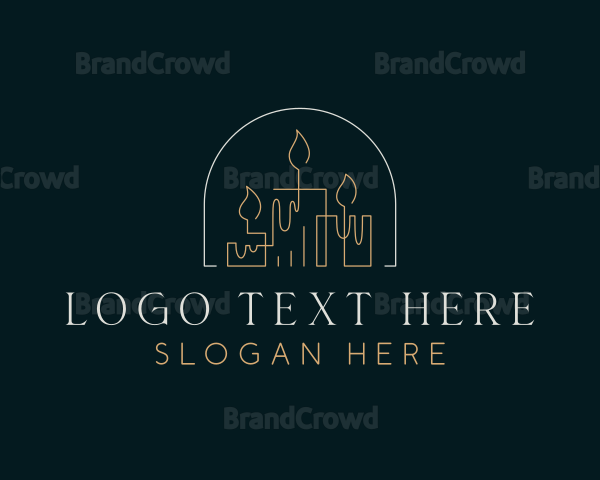 Handmade Candle Lighting Logo