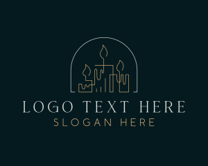 Handmade Candle Lighting Logo