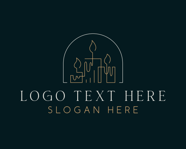 Handmade - Handmade Candle Lighting logo design