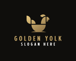 Golden Chicken Cuisine logo design