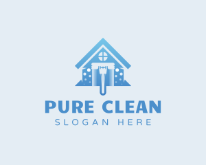 Cleanser - House Mop Cleaner logo design