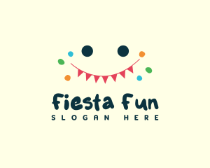 Party - Fun Party Confetti logo design