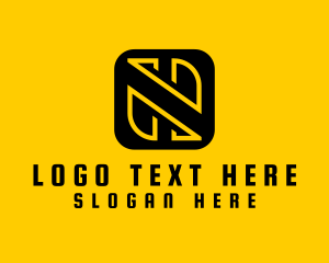 Factory - Construction App Letter N logo design
