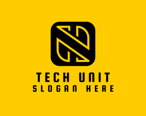 Unit - Construction App Letter N logo design