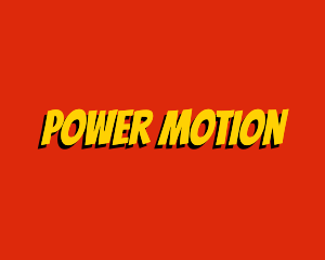 Action - Yellow Comic Book logo design