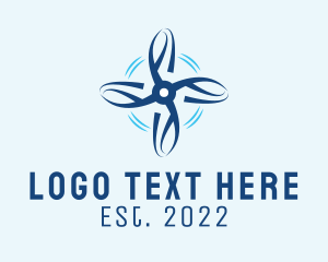 Propeller - Wind Propeller Ventilation logo design