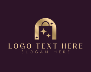 Mall - Luxury Shopping Bag logo design